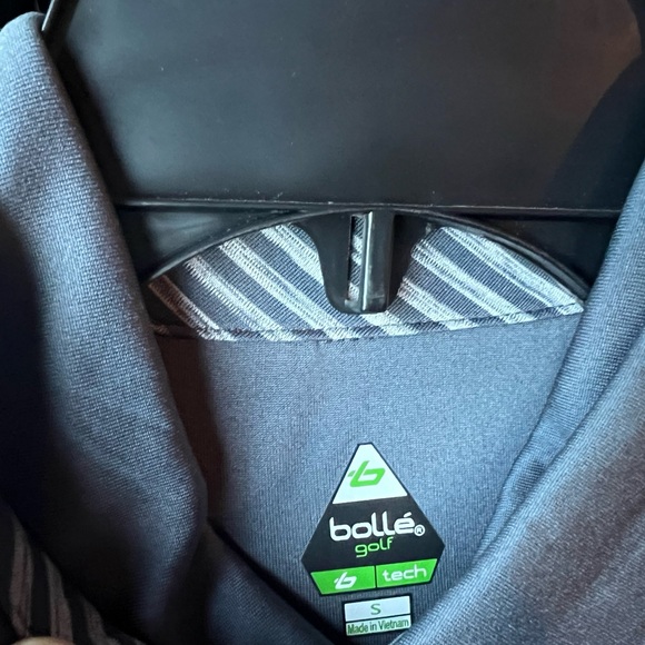 🔥BOLLE GOLF MEN'S Striped Polo STYLE #4482-30 CC2102 COLOR GREY NWT pick size - Picture 12 of 16